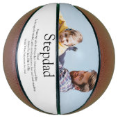 Der beste Stepfather Stepdad Foto Fun der Welt Coo Basketball (Vertikal)