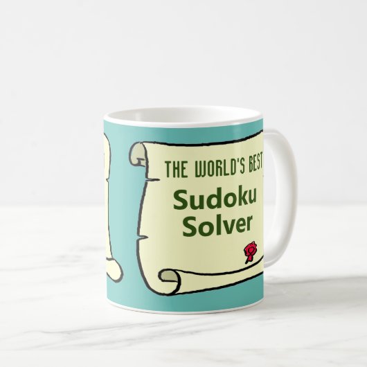 Der beste Sudoku-Solver der Welt. Kaffeetasse (VorderseiteRechts)