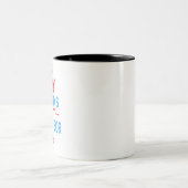 Der beste Supervisor der Welt, Individuelle Name Zweifarbige Tasse (Mittel)
