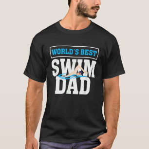 Der beste Swim Vater der Welt Schwimmer Vater T-Shirt