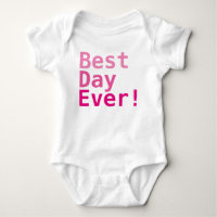 Der beste Tag aller Zeiten! Custom Baby Jersey Bod