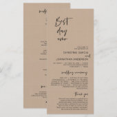 Der beste Tag aller Zeiten, das "Moderne Wedding K Programm (Vorne/Hinten)