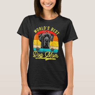 Der beste Tag der Welt für Däne Hunde Mama Retro-M T-Shirt