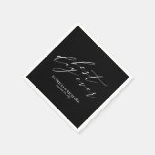 Der beste Tag für die Hochzeit von Napkins Serviette (Ecke)