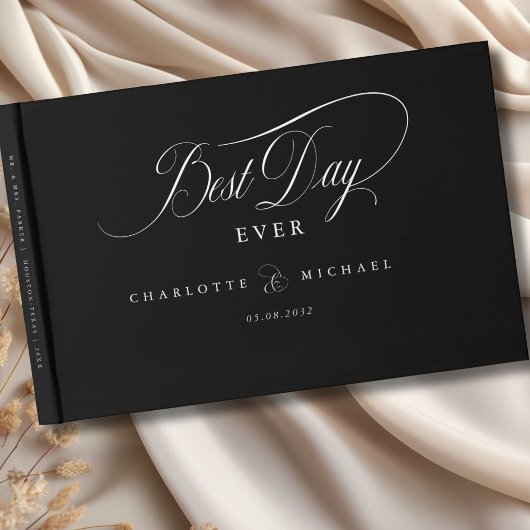 DER BESTE TAG JE! Elegant, Hochzeit Gästebuch