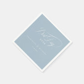 DER BESTE TAG JE! Elegant, Hochzeit Serviette (Ecke)