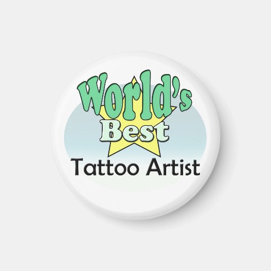 Der beste Tattoo-Künstler der Welt Magnet (Vorne)