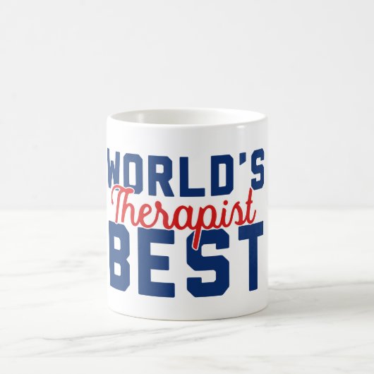 Der beste Therapeut der Welt Kaffeetasse (Mittel)