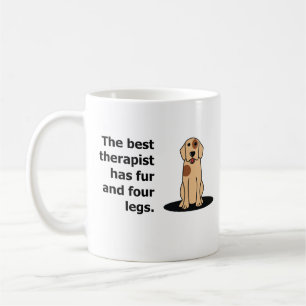 Der beste Therapeuthundetierpsychologie-Spaß Kaffeetasse