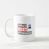 Der beste Tierarzt der Welt Kaffeetasse (Links)