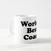 Der beste Trainer der Welt Kaffeetasse (Vorderseite Links)