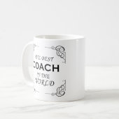 Der BESTE TRAINER in der WELTTasse Kaffeetasse (Vorderseite Links)