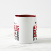 Der beste Trainer-moderner Schmutz-Entwurf der Tasse (Zentrum)