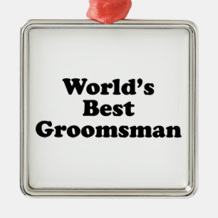 Der beste Trauzeuge der Welt Ornament Aus Metall