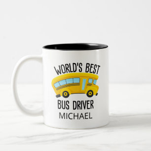 Der beste Treiber der Welt Zweifarbige Tasse