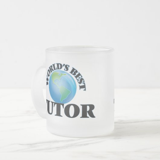 Der beste Tutor der Welt Mattglastasse (Vorderseite Links)