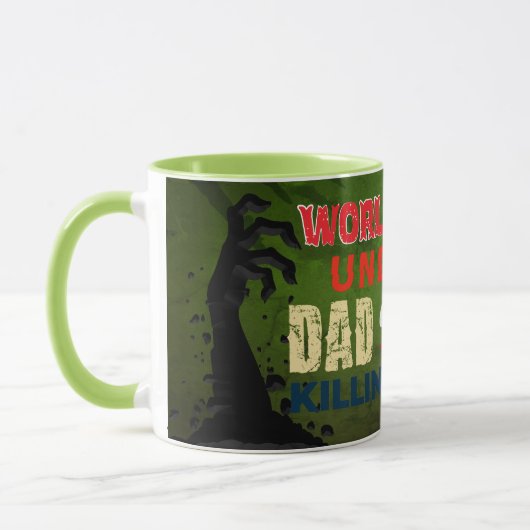 Der beste Untote Vater der Welt Tasse (Links)