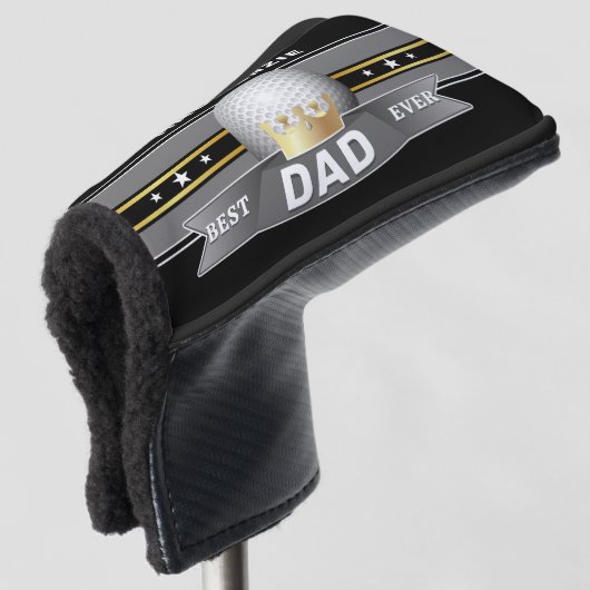 Der beste Vater aller Imitate Gold Sport Golf Headcover (3/4 Vorderseite)