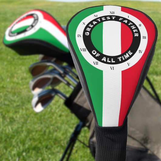 Der beste Vater aller Zeiten, die italienische Uhr Golf Headcover