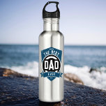 Der beste Vater aller Zeiten - ein Geschenk des Va Edelstahlflasche<br><div class="desc">Der beste Papa der je modernen Typografie-Design in blau,  schwarz und weiß,  kühl und einfach,  großartiges Geschenk für Vater,  zukünftigen Vater oder Großvater am Tag des Vaters,  Geburtstag,  etc. Stellen Sie es mit Ihren eigenen Worten und Farben ein.</div>