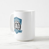 Der beste Vater aller Zeiten - ein Geschenk des Va Kaffeetasse (Vorderseite Links)