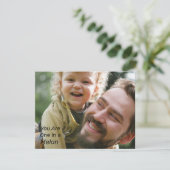 Der beste Vater aller Zeiten Feiertagskarte (Stehend Vorderseite)