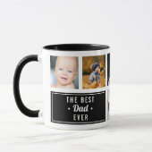 Der beste Vater aller Zeiten für eine Schwarz-Bild Tasse (Links)