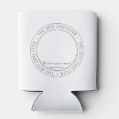 Der beste Vater aller Zeiten - Klassisches Foto Dosenkühler (Rückseite)