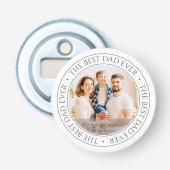 Der beste Vater aller Zeiten - Klassisches Foto Flaschenöffner (Vorderseite)