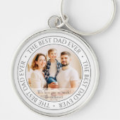 Der beste Vater aller Zeiten - Klassisches Foto Schlüsselanhänger (Vorne)