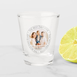 Der beste Vater aller Zeiten - Klassisches Foto Schnapsglas
