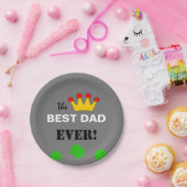 Der beste Vater aller Zeiten Pappteller (Party)