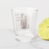 Der beste Vater aller Zeiten Schnapsglas (Rückseite)