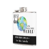 Der beste Vater am Weltvatertag Flachmann (Links)