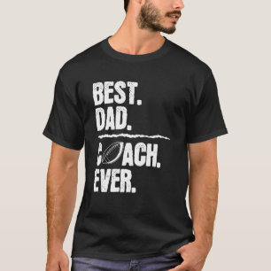 Der beste Vater Coach Ever Football Männer Vaterta T-Shirt