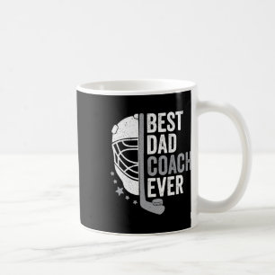 Der beste Vater-Coach je Vatertag Hockey Kaffeetasse
