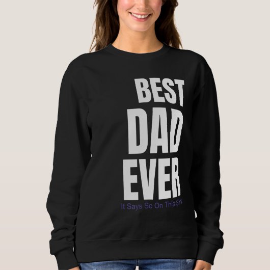 Der beste Vater, den es auf dieser Sweatshirt (Vorderseite)