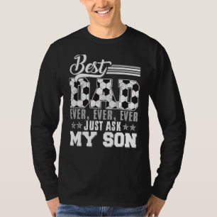 Der beste Vater, den mein Sohn Vater Vater Gefragt T-Shirt