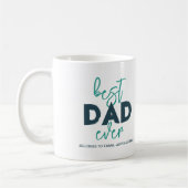 Der beste Vater, der je zu den Kindern gehört, nen Kaffeetasse (Links)