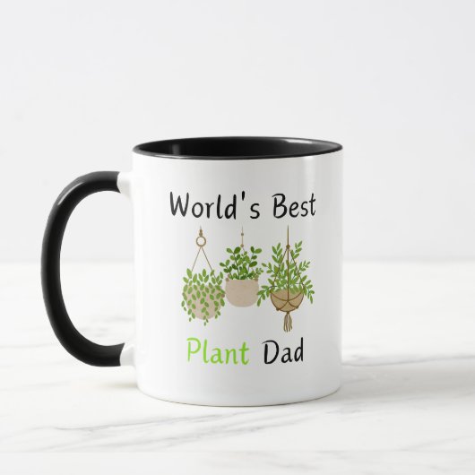 Der beste Vater der Pflanze Tasse (Links)