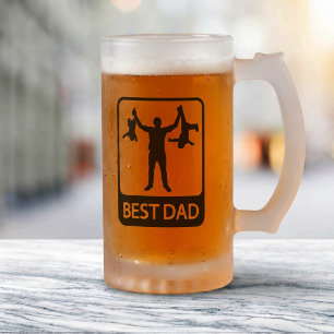 Der beste Vater - Der sonnige Vatertag Mattglas Bierglas