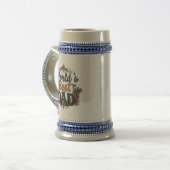 Der beste Vater der Welt 22 oz Stein Bierglas (Vorderseite Links)