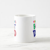 Der beste Vater der Welt auf Tasse (Mittel)