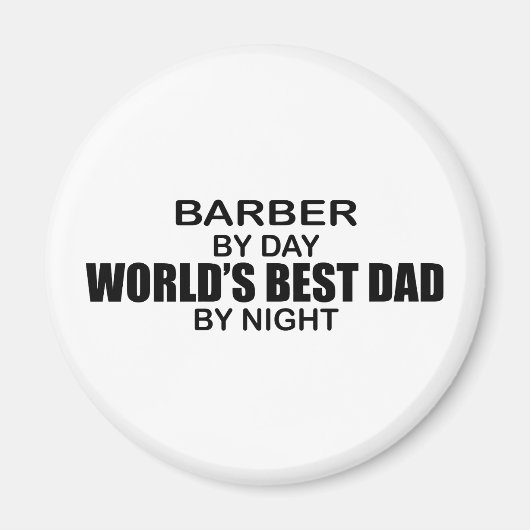 Der beste Vater der Welt - Barber Magnet (Vorne)