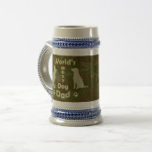 Der beste Vater der Welt Bierglas (Vorderseite Links)