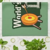 Der beste Vater der Welt; Bogenschießen Handtuch (Gefaltet)