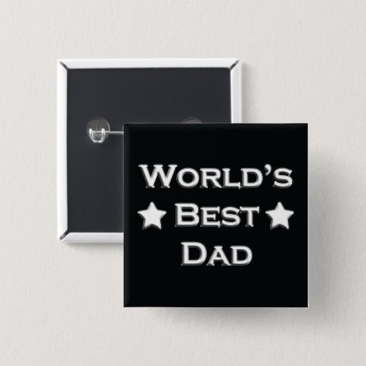 Der beste Vater der Welt Button (Vorne & Hinten)