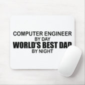 Der beste Vater der Welt - Computertechniker Mousepad (Mit Mouse)