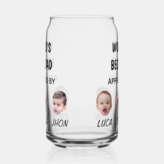 Der beste Vater der Welt | Custom Baby Factory Dosenglas (Links)