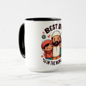 Der beste Vater der Welt - Der liebende muslimisch Tasse (Vorderseite Links)